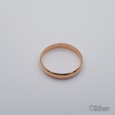 Auksinis vestuvinis žiedas VZ04; 19,5 mm 1