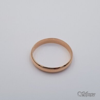 Auksinis vestuvinis žiedas VZ04; 20,5 mm 1