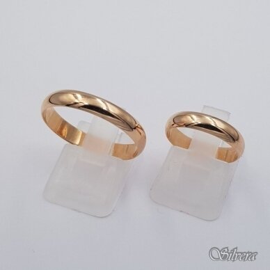 Auksinis vestuvinis žiedas VZ04; 20,5 mm 2