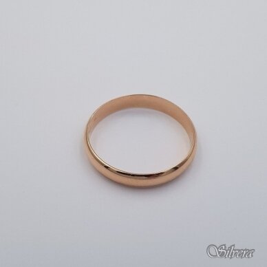 Auksinis vestuvinis žiedas VZ04; 22,5 mm 1