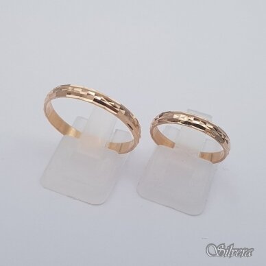 Auksinis vestuvinis žiedas VZ13; 16 mm 2