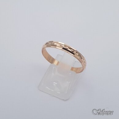Auksinis vestuvinis žiedas VZ13; 16,5 mm