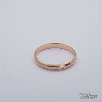 Auksinis vestuvinis žiedas VZ13; 16,5 mm 1