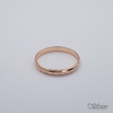 Auksinis vestuvinis žiedas VZ13; 17 mm 1
