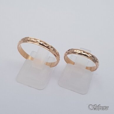 Auksinis vestuvinis žiedas VZ13; 18 mm 2