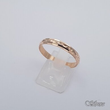 Auksinis vestuvinis žiedas VZ13; 18,5 mm