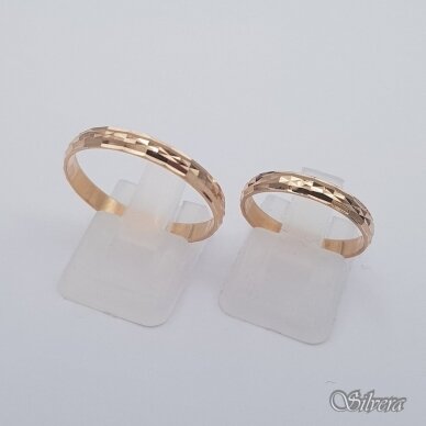 Auksinis vestuvinis žiedas VZ13; 19 mm 2