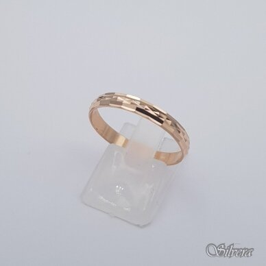 Auksinis vestuvinis žiedas VZ13; 19,5 mm