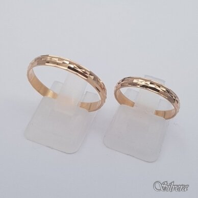 Auksinis vestuvinis žiedas VZ13; 20,5 mm 2