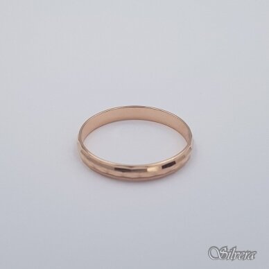 Auksinis vestuvinis žiedas VZ13; 22,5 mm 1