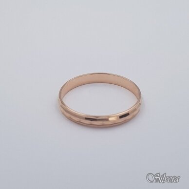 Auksinis vestuvinis žiedas VZ13; 23,5 mm 1