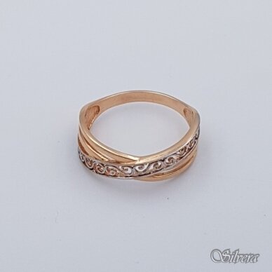 Auksinis žiedas AZ150; 18,5 mm 1