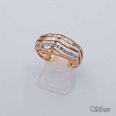 Auksinis žiedas AZ153; 18,5 mm