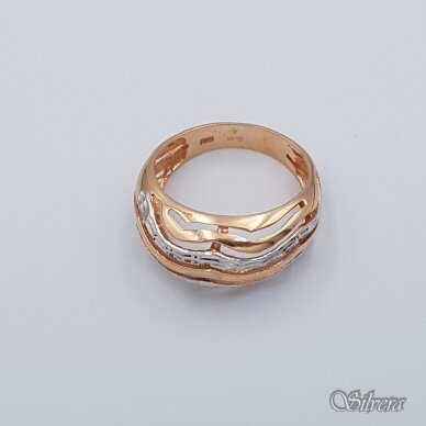 Auksinis žiedas AZ153; 18,5 mm 1