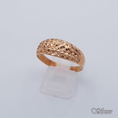 Auksinis žiedas AZ213; 17,5 mm