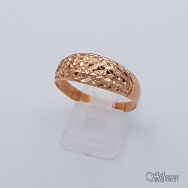 Auksinis žiedas AZ213; 18 mm