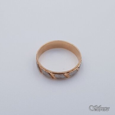 Auksinis žiedas AZ256; 16,5 mm 1