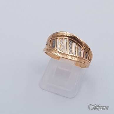 Auksinis žiedas AZ373; 17,5 mm