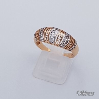 Auksinis žiedas AZ399; 18 mm
