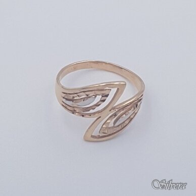 Auksinis žiedas AZ420; 18,5 mm 1