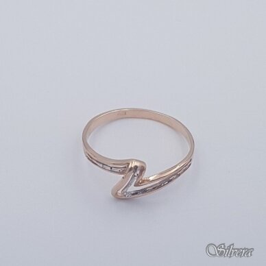 Auksinis žiedas AZ466; 22 mm 1