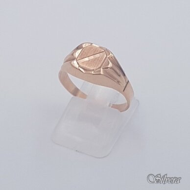 Auksinis žiedas AZ472; 19 mm