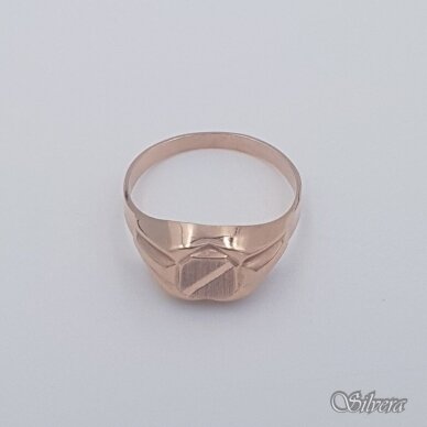 Auksinis žiedas AZ472; 19 mm 1
