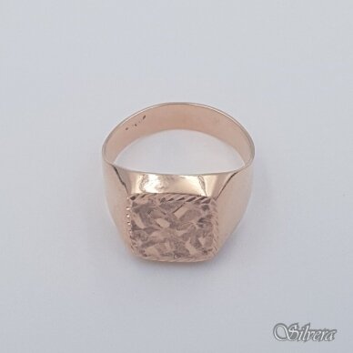 Auksinis žiedas AZ473; 19,5 mm