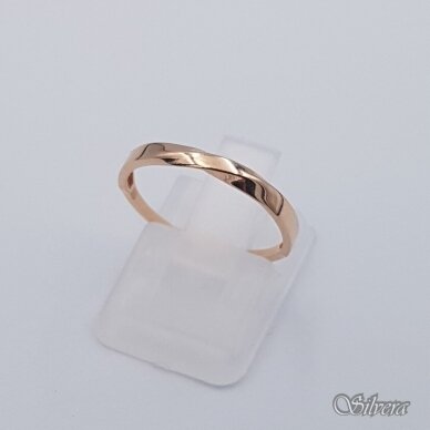 Auksinis žiedas AZ528; 16 mm