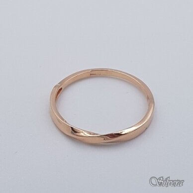 Auksinis žiedas AZ528; 18 mm 1