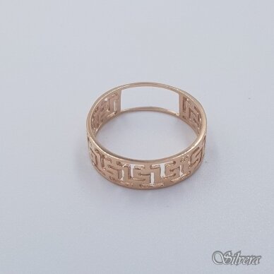 Auksinis žiedas AZ548; 19,5 mm 1