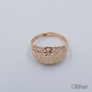 Auksinis žiedas AZ549; 19,5 mm 1