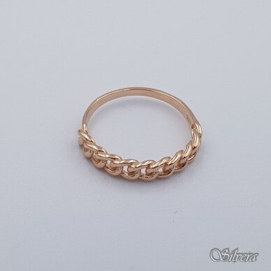 Auksinis žiedas AZ574; 17 mm 1