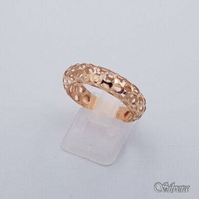 Auksinis žiedas AZ575; 19 mm