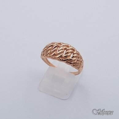 Auksinis žiedas AZ576; 18,5 mm