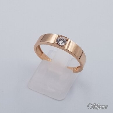 Auksinis žiedas AZ593; 17,5 mm