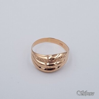 Auksinis žiedas AZ601; 17 mm 1