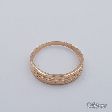 Auksinis žiedas AZ613; 19 mm