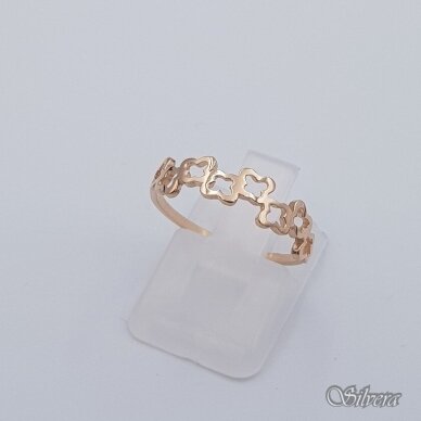Auksinis žiedas AZ615; 15,5 mm