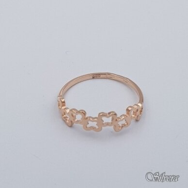 Auksinis žiedas AZ615; 15,5 mm 1