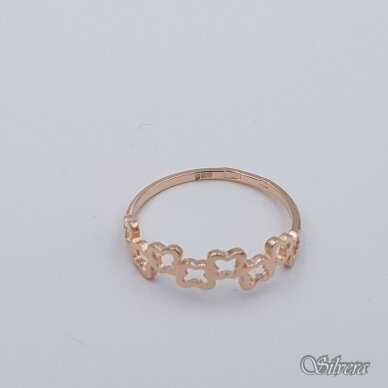 Auksinis žiedas AZ615; 16,5 mm 1