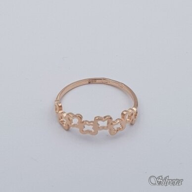 Auksinis žiedas AZ615; 17,5 mm 1