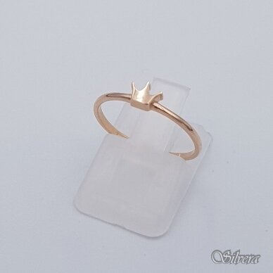 Auksinis žiedas AZ616; 16,5 mm
