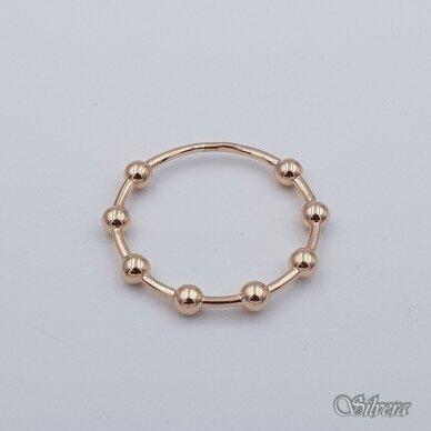Auksinis žiedas AZ619; 16 mm 1