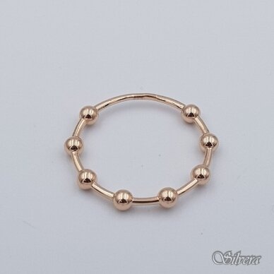Auksinis žiedas AZ619; 16,5 mm 1