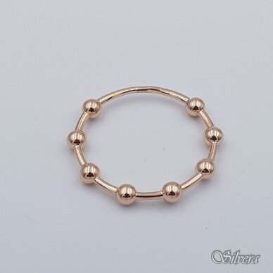 Auksinis žiedas AZ619; 17 mm 1