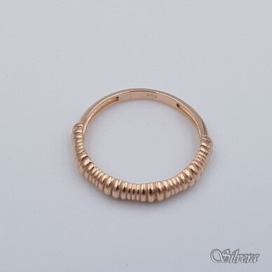 Auksinis žiedas AZ620; 17 mm 1