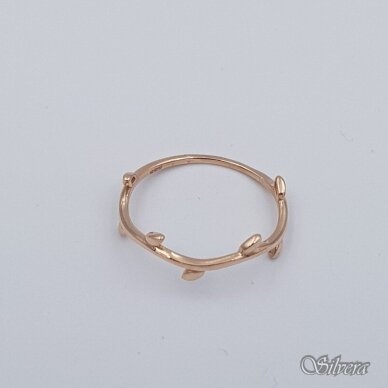 Auksinis žiedas AZ621; 15 mm 1