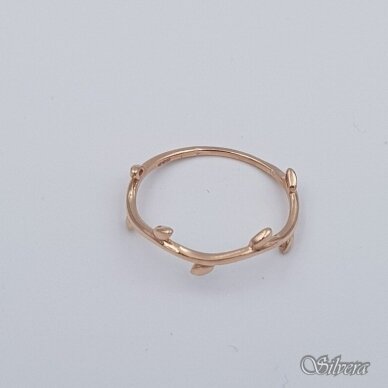Auksinis žiedas AZ621; 17,5 mm 1
