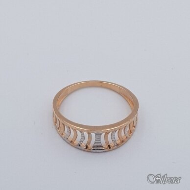 Auksinis žiedas AZ627; 17,5 mm 1